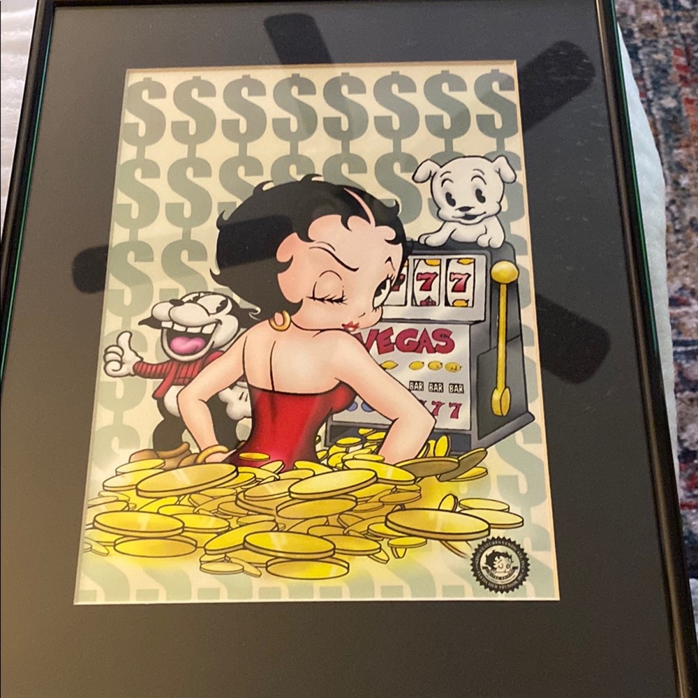 Jackpot Betty Toon Collectible Art